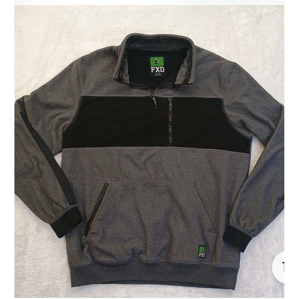 FXD  Mens Extra-Large WF-2 Bonded Membrane Fleece Quarter Zip Pullover - QUALITY